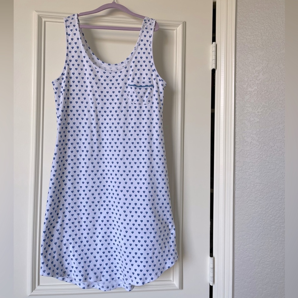 Roller Rabbit Alba Sleep Dress Blue Heart
